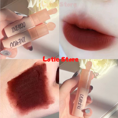 Son Kem INEYOO Cream Lipgloss vỏ hồng mềm mịn môi như nhung Cao Cấp