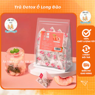 Trà Detox Ô Long Đào Thanh Lọc Đẹp Da - Ăn Vặt 492