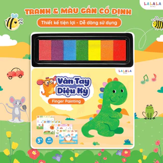 Đồ chơi tô màu vân tay cho bé finger painting 41 tranh vẽ kèm màu