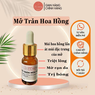 Lọ 30ml Mỡ trăn Hoa Hồng nguyên chất PTwaxing giúp triệt lông sau wax