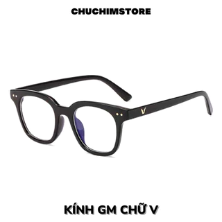 Kính Chữ V Gọng Vuông Hàn Quốc Thời Trang Unisex - K001