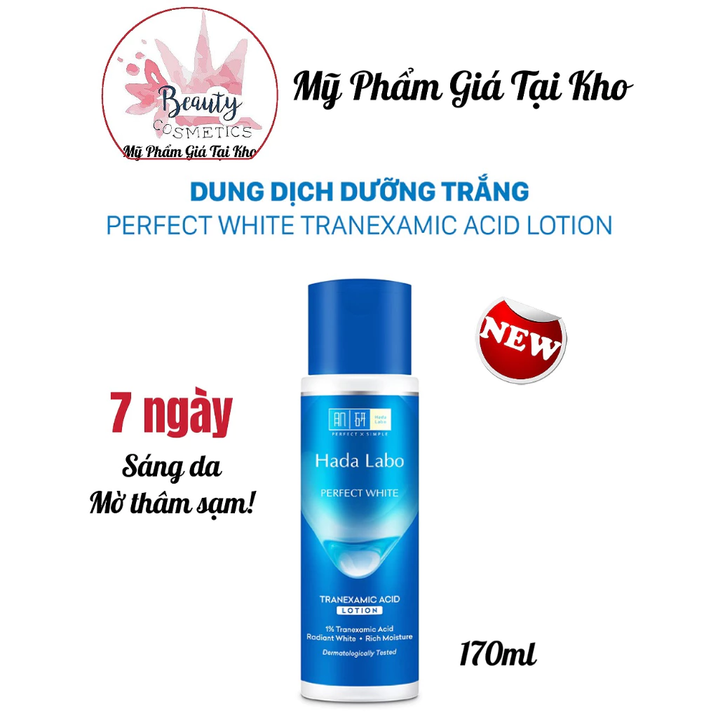 Dung Dịch Dưỡng Trắng Tối Ưu Hada labo Perfect White TRANEXAMIC ACID (170ml)