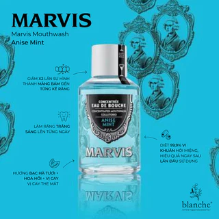 [Hàng Công Ty] Nước Súc Miệng Marvis Mouthwash Strong Mint, Spear Mint, Anise Mint & Cinnamon Mint 120ml - Có Tem & QR