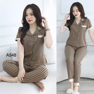 Đồ bộ pyjama nữ tay dài [minlie]