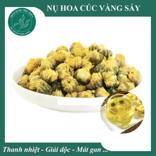 Trà Nụ hoa Cúc vàng sấy khô nguyên bông thơm nhẹ 50 - 200gram - Giúp thanh nhiệt, mát gan, giải độc, sáng mắt