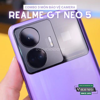 Combo 3 Món Bảo vệ cụm camera Realme GT Neo 5