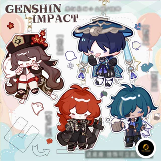 Móc khóa GENSHIN IMPACT ver MẮT NHỎ game quà tặng chibi mica anime xinh xắn arcylic dễ thương