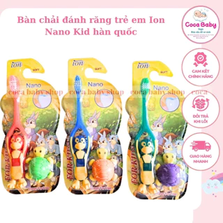 Bàn chải đánh răng trẻ em Ion Nano Kid với công nghệ phủ Ion Nano Bạc nhập khẩu Hàn Quốc