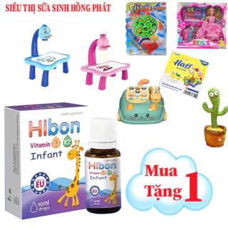 (Tặng quà cho bé )HiBON Vitamin D3K2 nhập khẩu chính hãng giúp bé hấp thu tối đa canxi  ( 10ml)