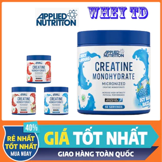 Tăng sức mạnh Creatine Monohydrate Applied Nutrition 250g 50 Lần Dùng vị Strawberry Raspberry