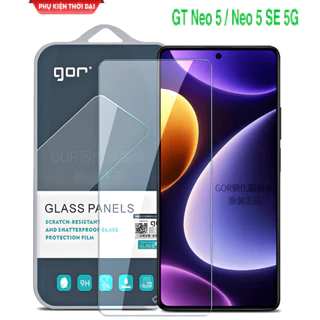 Cường lực Gor Realme GT Neo 5 / Neo 5 SE 5G trong suốt chơi game mượt chất kính đẹp ( tặng keo mép )