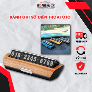 Bảng Ghi Số Điện Thoại Ô Tô Vân Gỗ Cao Cấp, Bảng Ghi Số Điện Thoại Để Taplo Ô Tô