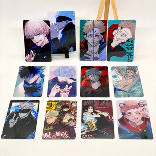 [1-50] Ảnh card bo góc Jujutsu Kaisen Chú thuật hồi chiến sưu tầm có bóc dán manga anime đồ 1k