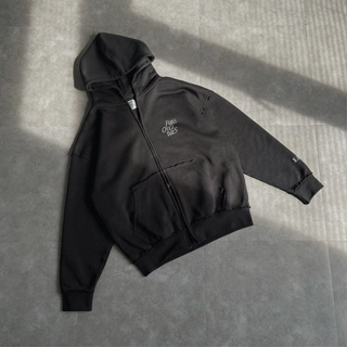 Áo Hoodie Zip FUAS™ Origin Black Zip Hoodie