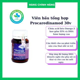 [CHÍNH HÃNG] PM Procare DIAMOND lọ 30 viên Vitamin cho bà bầu