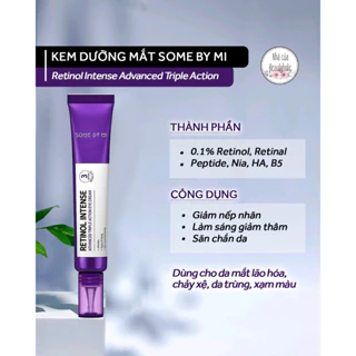 Kem dưỡng mắt SOME BY MI Retinol Intense Advanced Triple Action Eye Cream