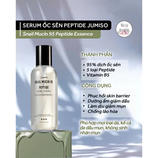 Tinh chất ốc sên peptide phục hồi da JUMISO SNAIL MUCIN 95 PEPTIDE FACIAL ESSENCE