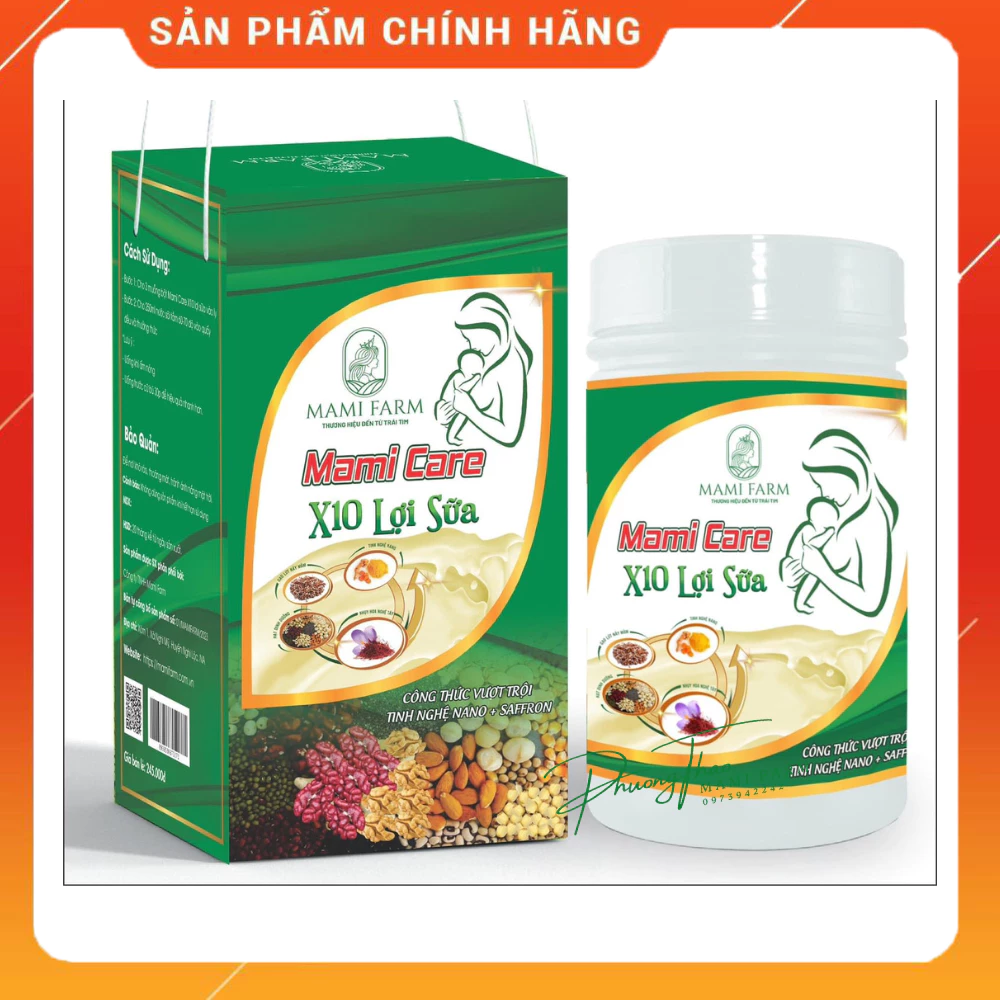 MAMI CARE X10 LỢI SỮA - NGŨ CỐC GIÚP LỢI SỮA, PHỤC HỒI SỨC KHỎE CHO MẸ SAU SINH