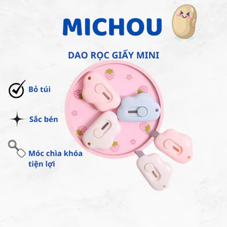 Dao rọc giấy mini ngộ nghĩnh dễ thương tiện dụng dành cho văn phòng