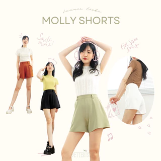 Quần shorts kaki lụa MOLLY