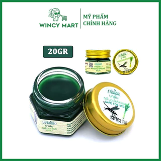 [Thái Lan] Dầu Cù Là Sả, Cao Bôi Muỗi Đốt Green Herb Balm Chiết Xuất Thảo Dược An Toàn Cho Bé 10GR - 20GR - Wincy Mart