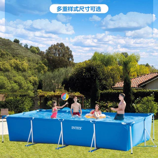 Bể bơi kim loại cỡ lớn  cao cấp tiện lợi cho gia đình