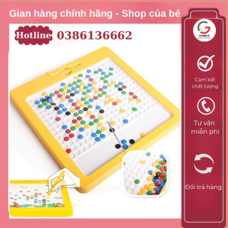 Bảng xếp hình nam châm,Bảng nam châm xếp hình thế hệ mới giúp bé phát triển tư duy trí tuệ sớm