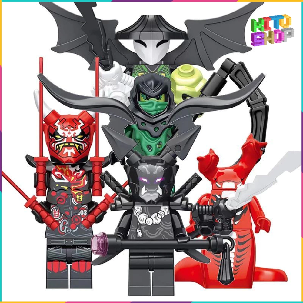 Đồ Chơi Lắp Ráp Mô Hình Minifigures Ninjago Nhân Vật Phim Truyện Mẫu Mới XL0001-0005