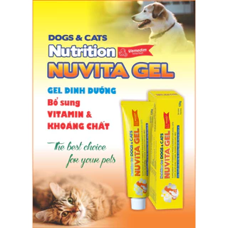 Gel dinh dưỡng chó mèo Nuvita - Thức ăn bổ sung vitamin, khoáng cho chó, mèo