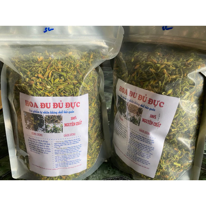 1kg hoa đu đủ đực sấy khô nhà làm- 100% hoa