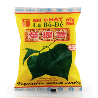 Mì chay lá bồ đề (30 gói) DATE MỚI - Vegetarian Instant Noodle "Bohdi leaf" brand