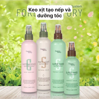 Keo xịt tạo nếp dưỡng tóc Forest Story Super Hard Water Spray Hàn Quốc