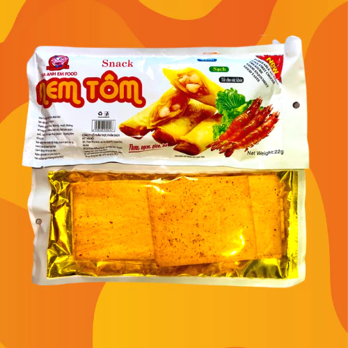 Snack nem tôm đồ ăn vặt cay ngon cổng trường giá rẻ