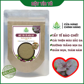 ✅[THƯỢNG HẠNG] Bột Lá Tía Tô Nguyên Chất Organic Đắp Mặt Nạ Giúp Mờ Thâm Nám Sáng Da Giảm Mun