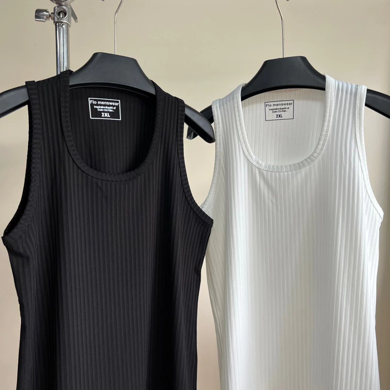 Áo ba lỗ FLO MENSWEAR Ver5 body chất gân đũa thun lạnh, áo tank top nam thời trang