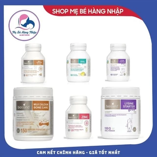 Viên Bổ Sung Canxi, DHA, Kẽm Zinc, Lysine Bioisland Úc Cho Bé