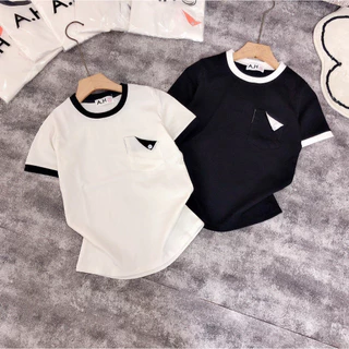 Áo thun nữ  cotton co giãn 4 chiều dáng baby tee  siêu tôn dáng ADO JEANS (AH02)