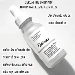 [ Có Bill] Serum the ordinary niacinamide 10% zin 1%