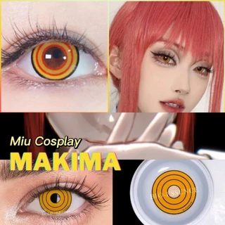 [Sẵn] Lens cosplay Makima - Chainsaw Man - Kính áp tròng [Miu Copslay]