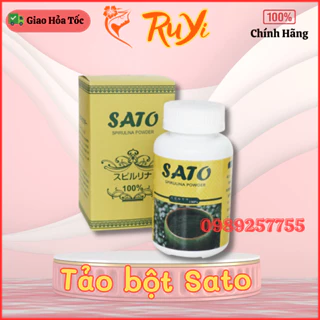 Tảo Sato dạng bột cấy nano, lọ 100gr | Tảo bột Sato