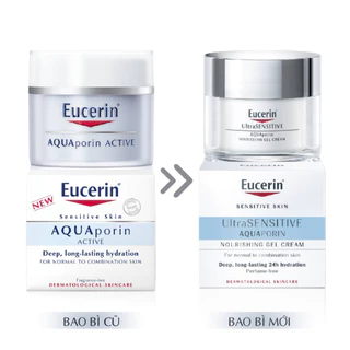 Eucerin Kem dưỡng ẩm cho da thường đến da hỗn hợp AquaPorin Active cream 50ml