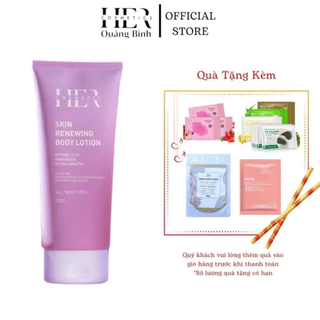 Kem Body Dưỡng Trắng Dưỡng Ẩm Da Ban Đêm Hercosmetic, Body Treatment, Retinol, Làm Đều Màu Da, Xoá Mờ Thâm Sạm, Mịn Da