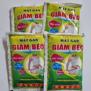 Mát gan giảm béo - tan mở bụng - táo bón - combo 5 gói