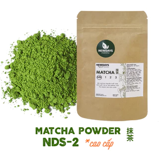 Bột trà xanh Matcha Uji CAO CẤP (NDS-2) gói 100g nhập khẩu Nhật Bản - Newdays Japanese Matcha