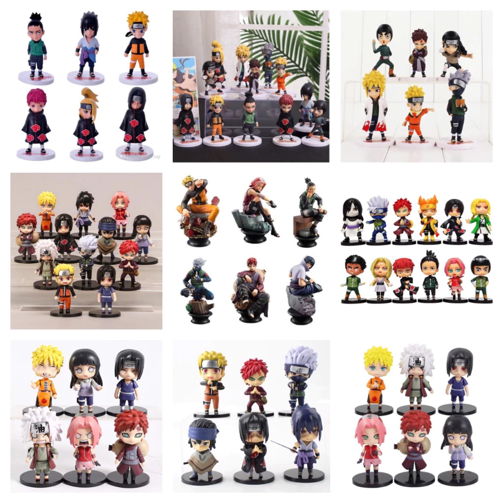 ( SẴN HÀNG ) Chọn Bộ Mô Hình Các Nhân Vật Trong Naruto Chibi Dễ Thương