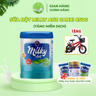 Sữa bột Milky AuZ Canxi 850g - Hỗ trợ chống loãng xương, chắc khoẻ, giảm táo bón, dinh dưỡng cho tim mạch - SONMILK