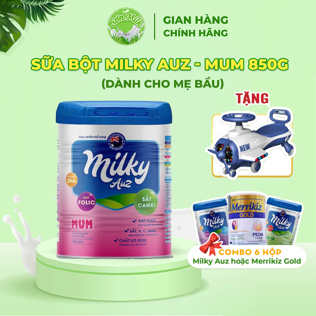 Sữa Bột Milky AuZ Mum Bầu 900g - Dành Cho Phụ Nữ Mang Thai Và Cho Con Bú - SONMILK