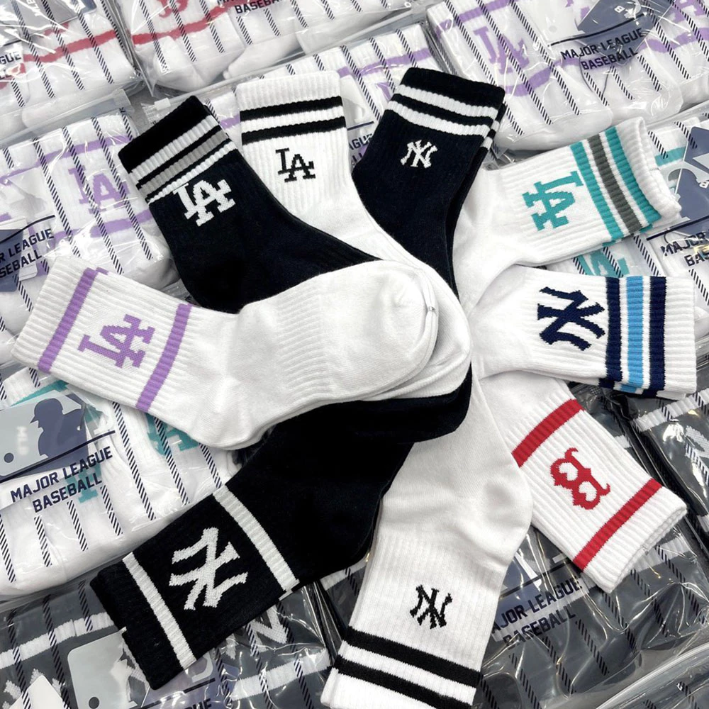 Vớ M.L.B cổ cao vải cotton mềm mịn, hottrend