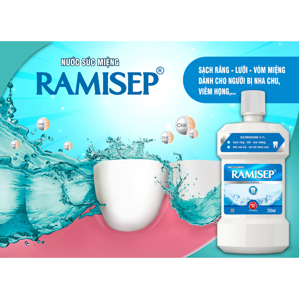 Nước Súc Miệng kháng khuẩn RAMISEP