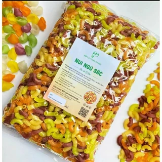 Nui ống ngũ sắc rau củ 500g